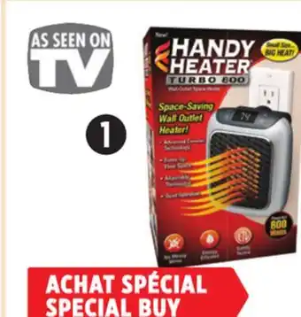 Canadian Tire As seen on tv handy heater turbo 800 offer