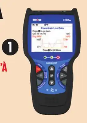 Canadian Tire Innova 3160rs obd2 diagnostic scan tool with abs, epb and srs offer