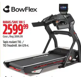 Canadian Tire Bowflex t10 treadmill offer