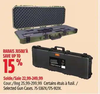Canadian Tire Huntshield selected gun cases offer