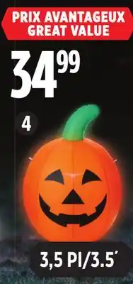 Canadian Tire Airblown light-up inflatable pumpkin offer