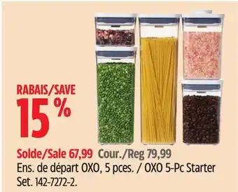 Canadian Tire Oxo 5-pc starter set offer