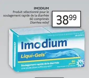 Brunet Imodium produit sélectionné pour le soulagement rapide de la diarrhée offer