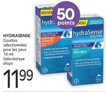 Brunet Hydrasense gouttes sélectionnées pour les yeux offer