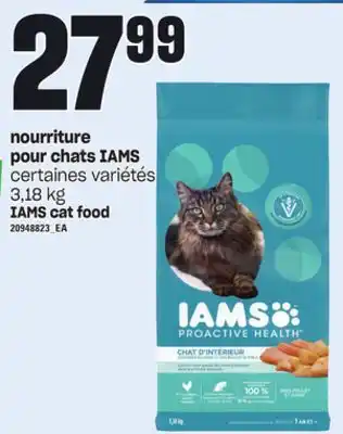 Provigo Nourriture pour chats iams, 3,18 kg offer
