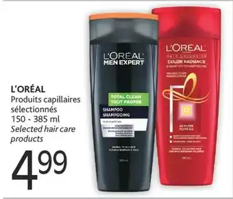 Brunet L'oréal produits capillaires sélectionnés offer