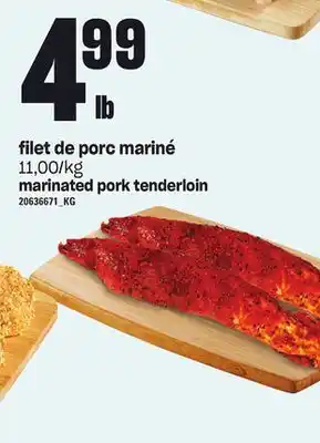 Provigo Filet de porc mariné offer