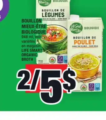 Super C Bouillon mieux-être biologique | life smart organic broth offer