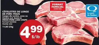 Marches Tradition Fresh pork loin chops offer