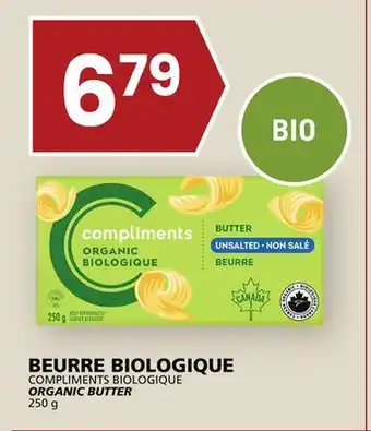 Rachelle-Bery Grocery Compliments biologique organic butter offer