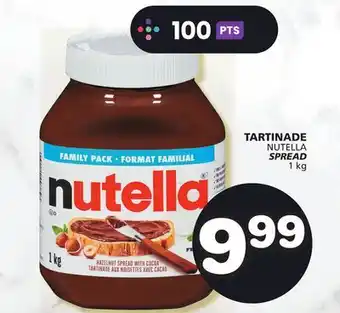 Marches Tradition Nutella spread offer