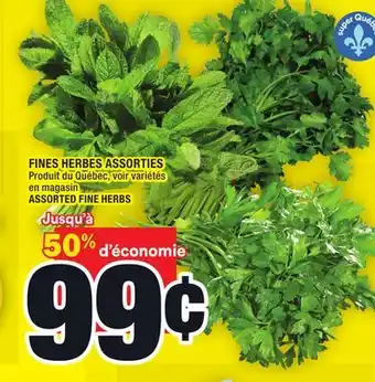 Super C Fines herbes assorties | assorted fine herbs offer