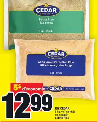 Super C Riz cedar | cedar rice offer
