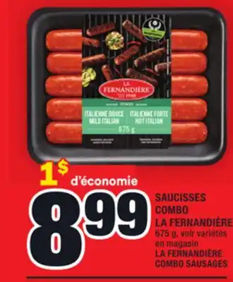 Super C Saucisses combo la fernandière | la fernandière combo sausages offer