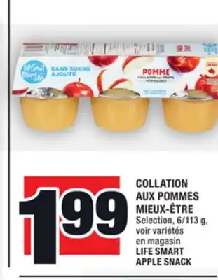 Super C Collation aux pommes mieux-être | life smart apple snack offer