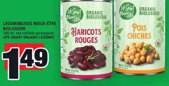 Super C Légumineuses mieux-être biologique | life smart organic legumes offer