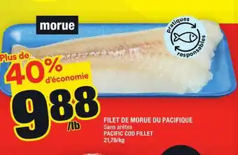 Super C Filet de morue du pacifique | pacific cod fillet offer