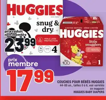 Super C Couches pour bébés huggies | huggies baby diapers offer