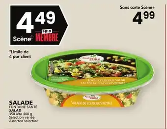Rachelle-Bery Grocery Fontaine santé salad offer