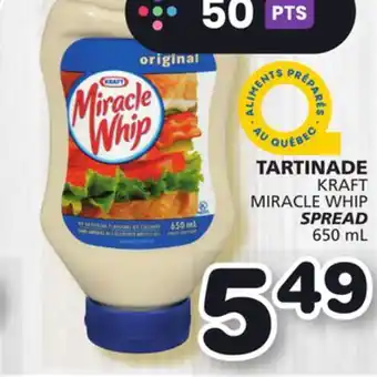 Marches Tradition Kraft miracle whip spread offer