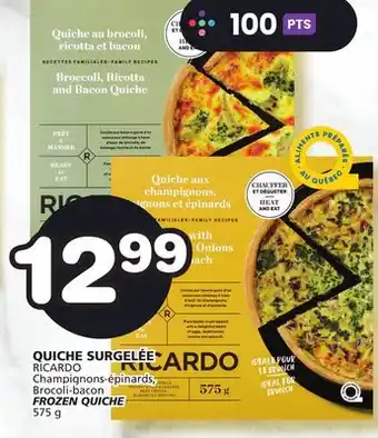 Marches Tradition Ricardo brocoli-bacon frozen quiche offer