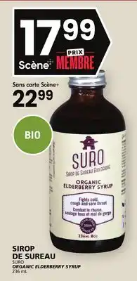 Rachelle-Bery Grocery Suro organic elderberry syrup offer