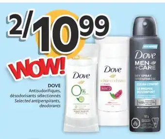 Brunet Dove antisudorifiques, désodorisants sélectionnés offer