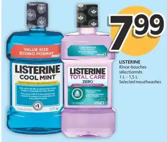 Brunet Listerine rince-bouches sélectionnés offer