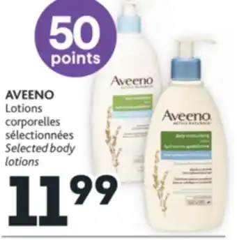 Brunet Aveeno lotions corporelles sélectionnées offer