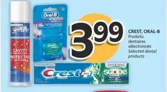 Brunet Crest, oral-b produits dentaires sélectionnés offer