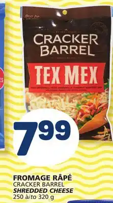 Marché Bonichoix Cracker barrel shredded cheese offer