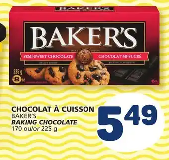 Marché Bonichoix Baker's baking chocolate offer