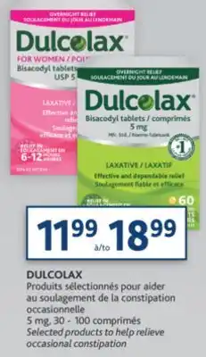 Brunet Dulcolax produits sélectionnés pour aider au soulagement de la constipation occasionnelle offer