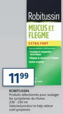 Brunet Robitussin produits sélectionnés pour soulager les symptômes du rhume offer