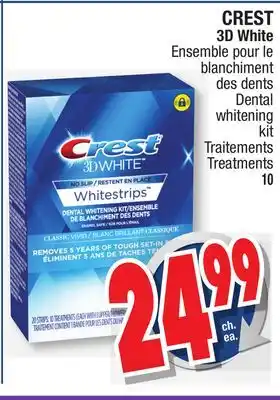 Jean Coutu Crest 3d white dental whitening kit treatments offer