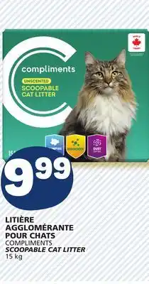 Marché Bonichoix Compliments scoopable cat litter offer