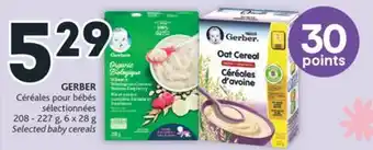 Brunet Gerber céréales pour bébés sélectionnées offer