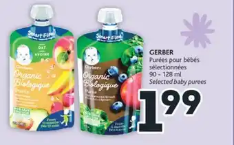 Brunet Gerber purées pour bébés sélectionnées offer