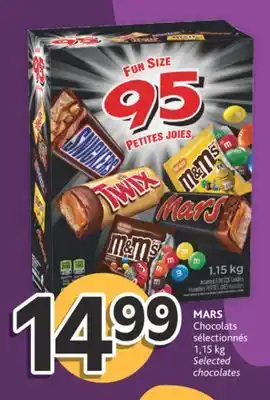 Brunet Mars chocolats sélectionnés offer