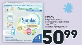 Brunet Similac préparations pour nourrissons sélectionnées offer
