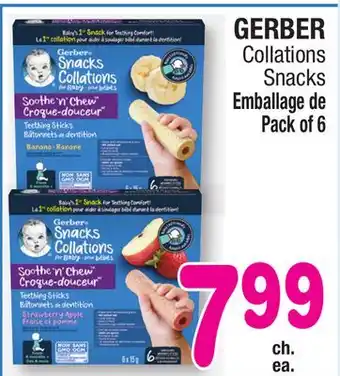 Jean Coutu Gerber snacks offer