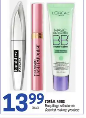 Uniprix L'oréal paris maquillage sélectionné / selected makeup products offer