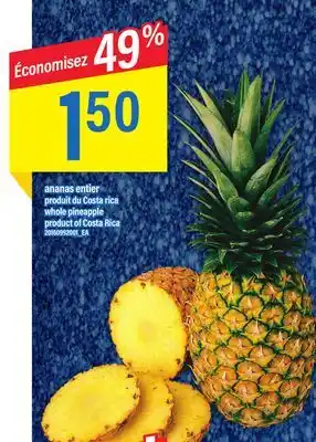 Maxi Ananas entier produit du costa rica offer