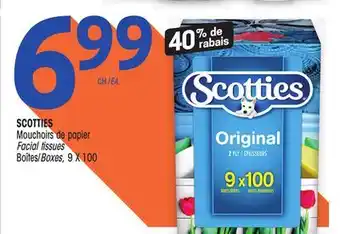 Uniprix Scotties mouchoirs de papier / facial tissues offer