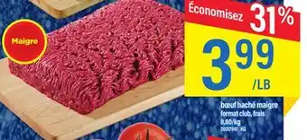Maxi Bœuf haché maigre offer