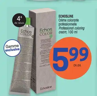 Uniprix Echosline crème colorante professionnelle /professional coloring cream offer