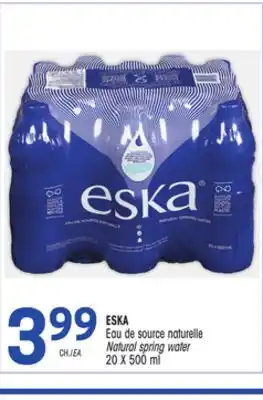 Uniprix Eska eau de source naturelle/ natural spring water offer