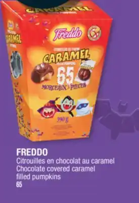 Jean Coutu Freddo chocolate covered caramel filled pumpkins offer