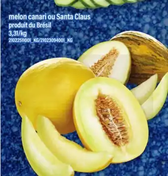 Maxi Melon canari ou santa claus offer