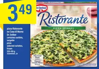 Maxi Pizza ristorante ou casa di mama dr. oetker, 320-410 g offer